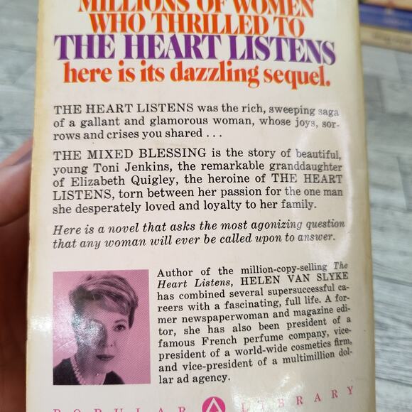 The Mixed Blessing by Helen‎ Van Slyke 1976 Vintage paperback Romance - Picture 5 of 13